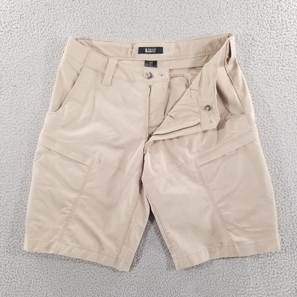 5.11 Shorts Mens 34 Beige Apex 11" Flex-Tac Cargo Outdoor Hiking Workwear
